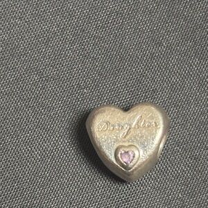 Pandora Silver Heart Charm Bracelet